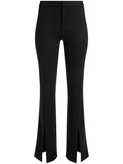 Alice And Olivia Princess Low-rise Trousers In Black