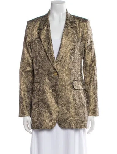 Pre-owned Alice And Olivia Printed Blazer