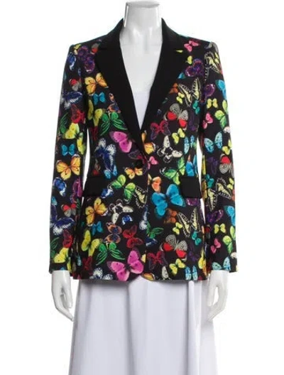 Pre-owned Alice And Olivia Printed Blazer In Multi