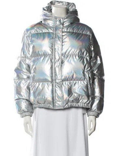 Pre-owned Alice And Olivia Printed Down Jacket