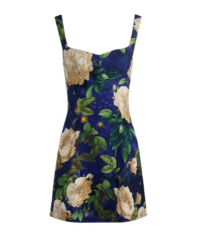 Alice And Olivia Printed Dress In Multi