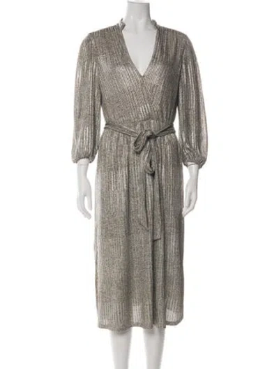 Pre-owned Alice And Olivia Printed Midi Length Dress