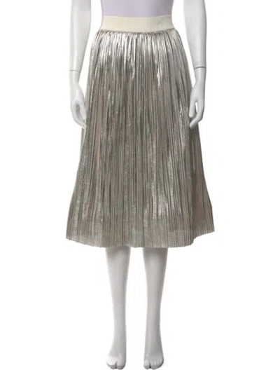 Pre-owned Alice And Olivia Printed Midi Length Skirt