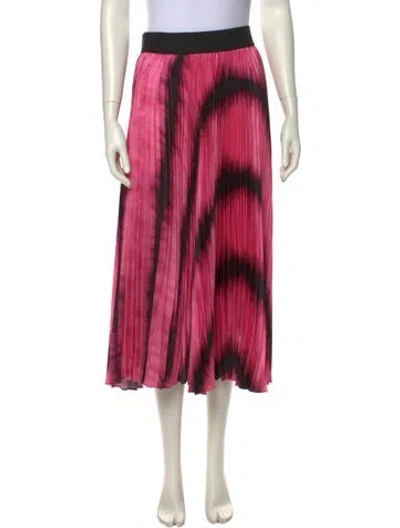 Pre-owned Alice And Olivia Printed Midi Length Skirt In Multi