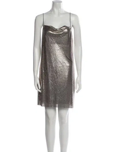 Pre-owned Alice And Olivia Printed Mini Dress