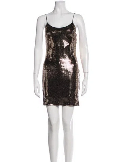 Pre-owned Alice And Olivia Printed Mini Dress