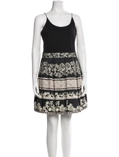 Pre-owned Alice And Olivia Printed Mini Dress In Multi