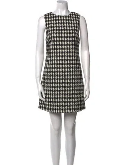 Pre-owned Alice And Olivia Printed Mini Dress In Multi