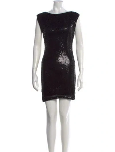 Pre-owned Alice And Olivia Printed Mini Dress In Multi