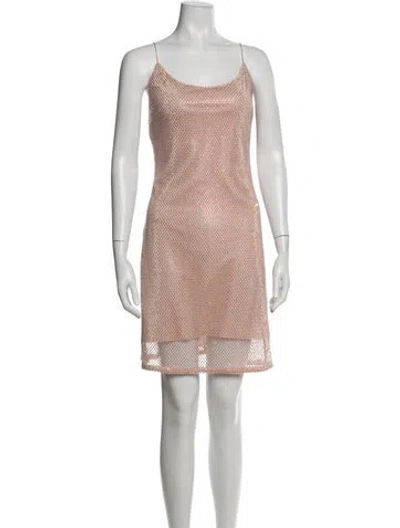 Pre-owned Alice And Olivia Printed Mini Dress W/ Tags In Neutrals