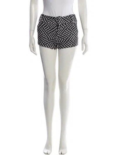 Pre-owned Alice And Olivia Printed Mini Shorts In Multi