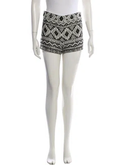 Pre-owned Alice And Olivia Printed Mini Shorts In Multi