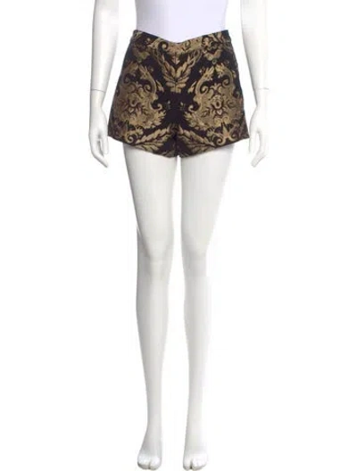 Pre-owned Alice And Olivia Printed Mini Shorts In Multi