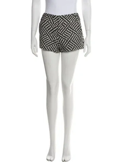Pre-owned Alice And Olivia Printed Mini Shorts In Multi
