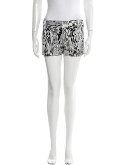 Pre-owned Alice And Olivia Printed Mini Shorts In Multi