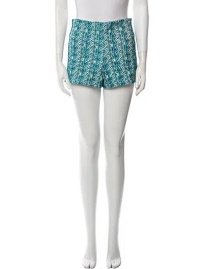 Pre-owned Alice And Olivia Printed Mini Shorts In Neutral