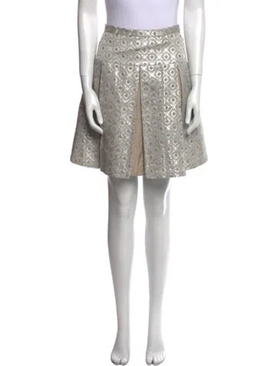 Pre-owned Alice And Olivia Printed Mini Skirt