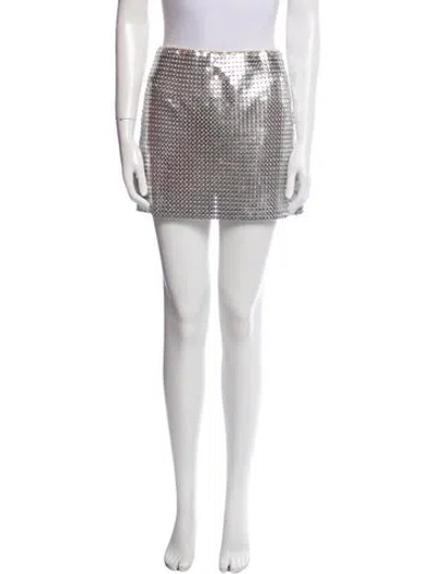 Pre-owned Alice And Olivia Printed Mini Skirt