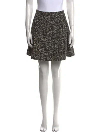 Pre-owned Alice And Olivia Printed Mini Skirt In Multi