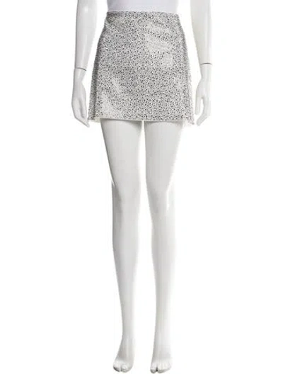 Pre-owned Alice And Olivia Printed Mini Skirt In Multi
