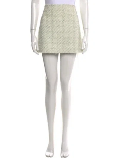 Pre-owned Alice And Olivia Printed Mini Skirt In Neutral