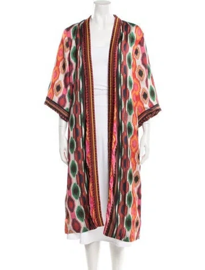 Pre-owned Alice And Olivia Printed In Red
