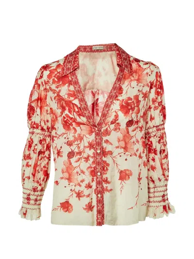 Pre-owned Alice And Olivia Printed Shirt In Neutral