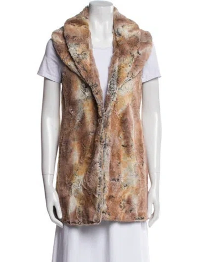 Pre-owned Alice And Olivia Printed Vest In Multi