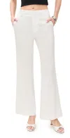 Alice And Olivia Quinn Ankle Length Kick Flare Pants Off White