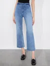 Alice And Olivia Quinn Bootcut Jean In Livia Vintage Blue