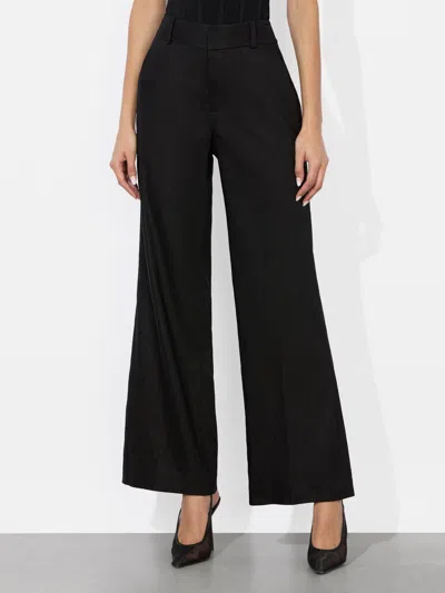 Alice And Olivia Quinn Linen Kick Flare Pant