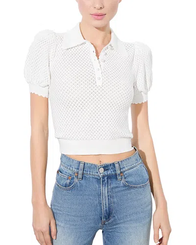 ALICE AND OLIVIA ALICE AND OLIVIA RAMONA POINTELLE POLO TOP