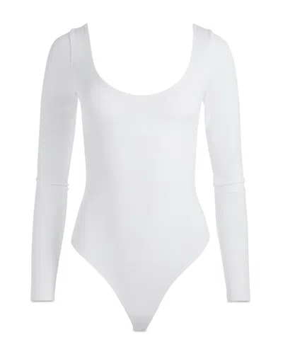 ALICE AND OLIVIA ALICE AND OLIVIA RHYS BALLET SCOOP NECK BODYSUIT