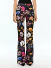 ALICE AND OLIVIA RMP BOOTCUT PANTS IN TIMELESS BLOSSOM