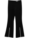 Alice And Olivia Rmp Flared Trousers In 黑色