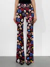 Alice And Olivia Timeless Blossom Rmp Bootcut Pants In Timeless Blossom
