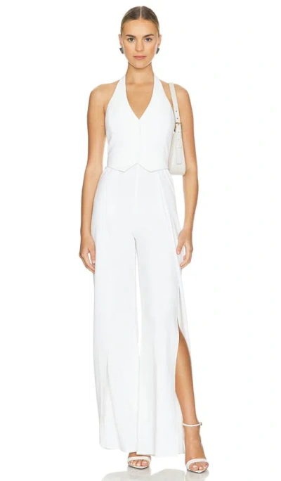 Alice And Olivia Robin Jumpsuit In 米白