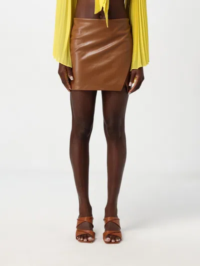 Alice And Olivia Skirt Alice+olivia Woman Color Brown In Braun