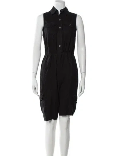 Pre-owned Alice And Olivia Romper In Black