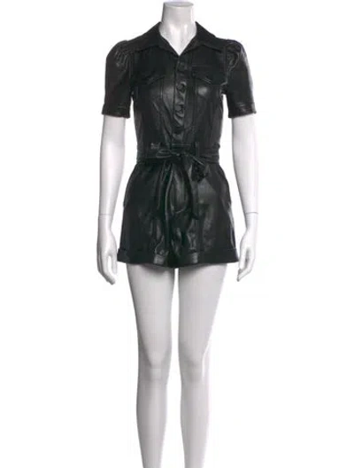 Pre-owned Alice And Olivia Romper In Black