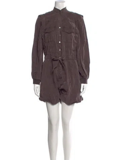 Pre-owned Alice And Olivia Romper In Gray