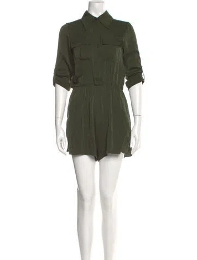 Pre-owned Alice And Olivia Romper In Green