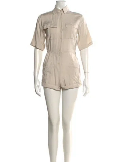 Pre-owned Alice And Olivia Romper In Neutral
