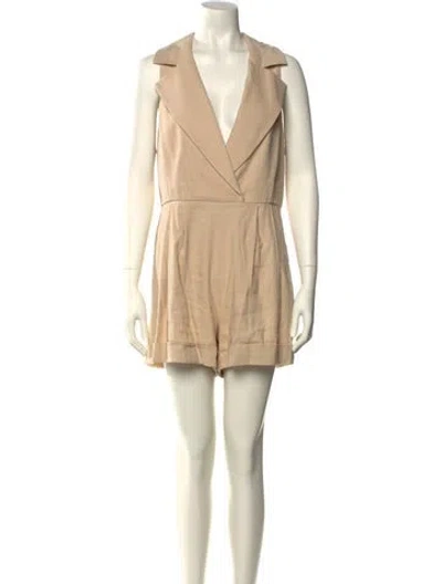 Pre-owned Alice And Olivia Romper In Neutral