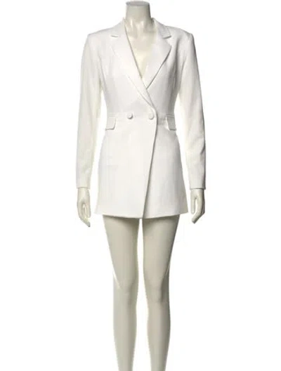 Pre-owned Alice And Olivia Romper In White