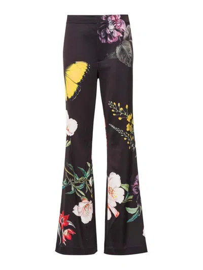 ALICE AND OLIVIA RONNIE PRINTED TROUSERS
