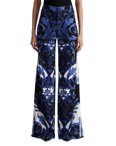 ALICE AND OLIVIA ALICE AND OLIVIA RONNIE WIDE LEG PRINTED PANTS