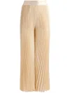 Alice And Olivia Rosalie Palazzo Pants In Gold