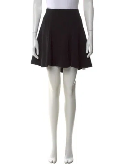 Pre-owned Alice And Olivia Ruffle Embellishment Mini Skirt In Brown