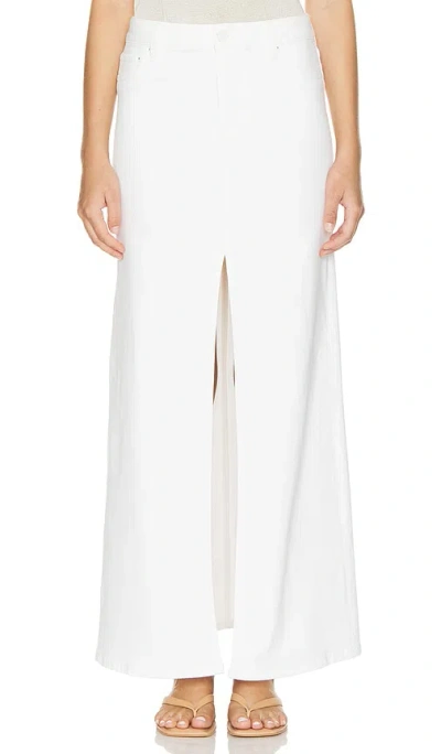 Alice And Olivia Rye High Rise Maxi Skirt In Off White